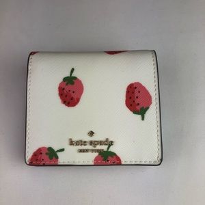 kate spade strawberry collection wallet